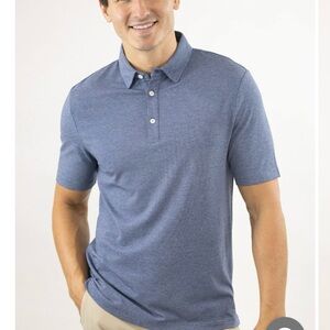 Jachs Blue Men’s Performance Polo Shirt